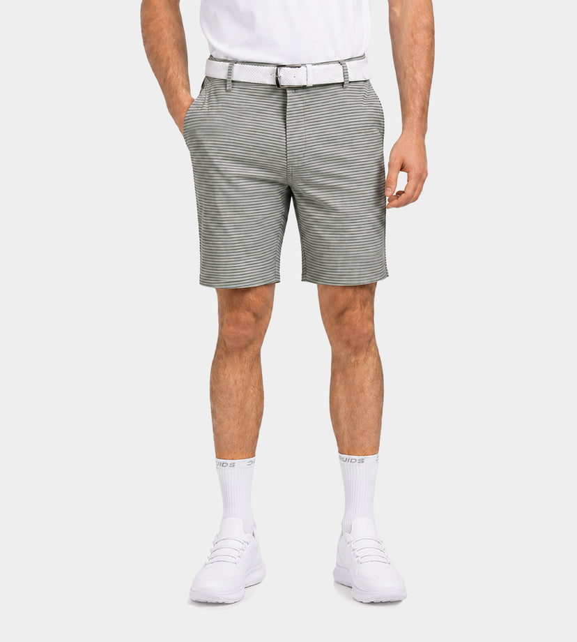 HERITAGE STRIPE SHORTS - GRIS