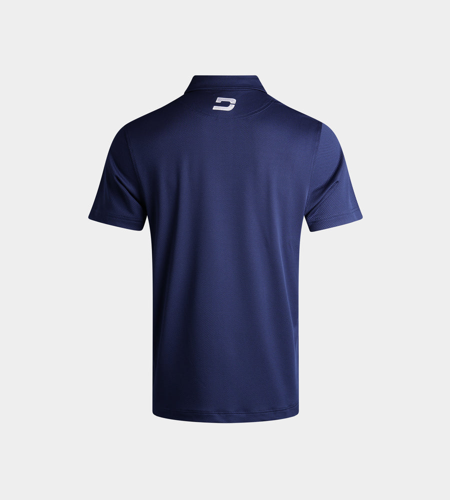 KIDS HONEYCOMB POLO - NAVY