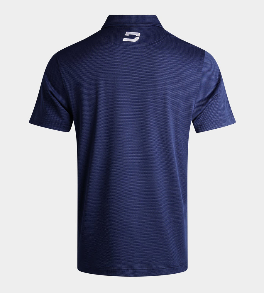 HONEYCOMB POLO - NAVY