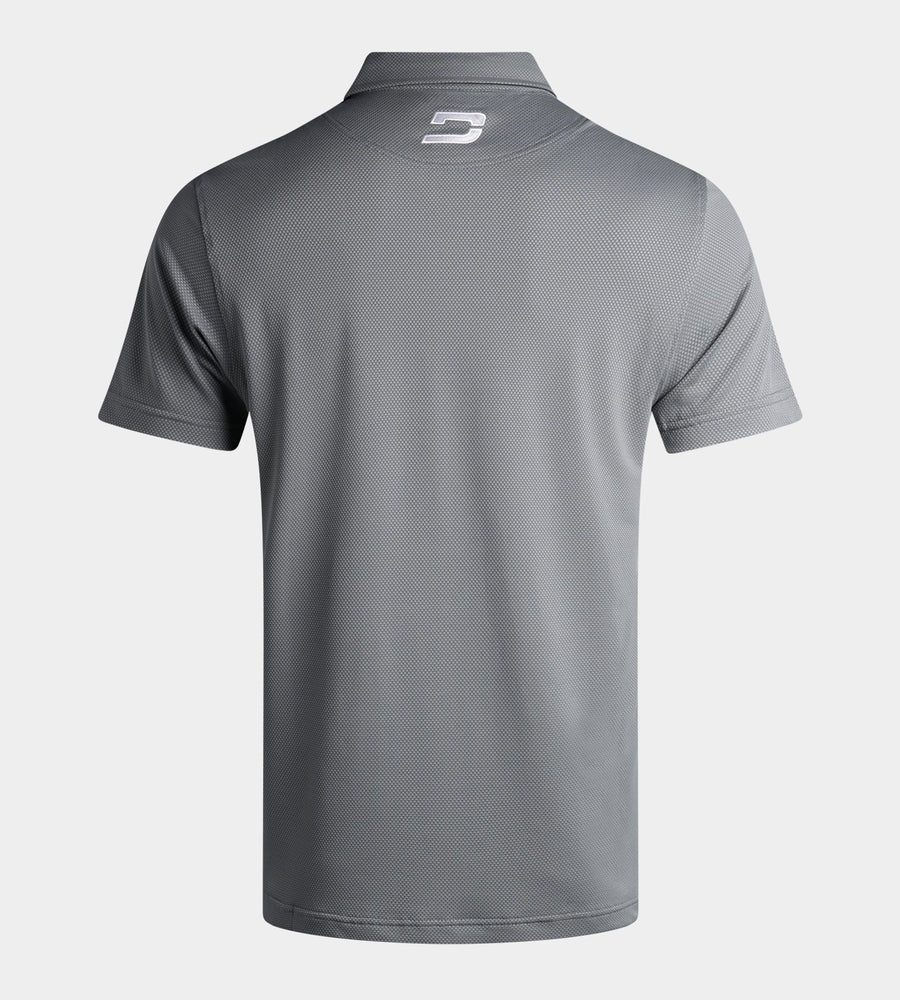 HONEYCOMB POLO - GRIJS