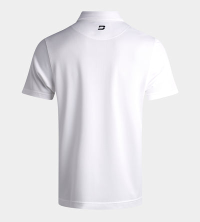 HONEYCOMB POLO - WHITE