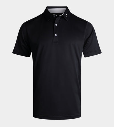HONEYCOMB POLO - BLACK