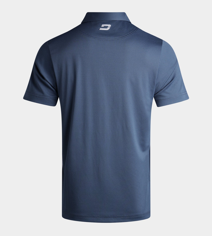 HONEYCOMB POLO - OCEAANBLAUW