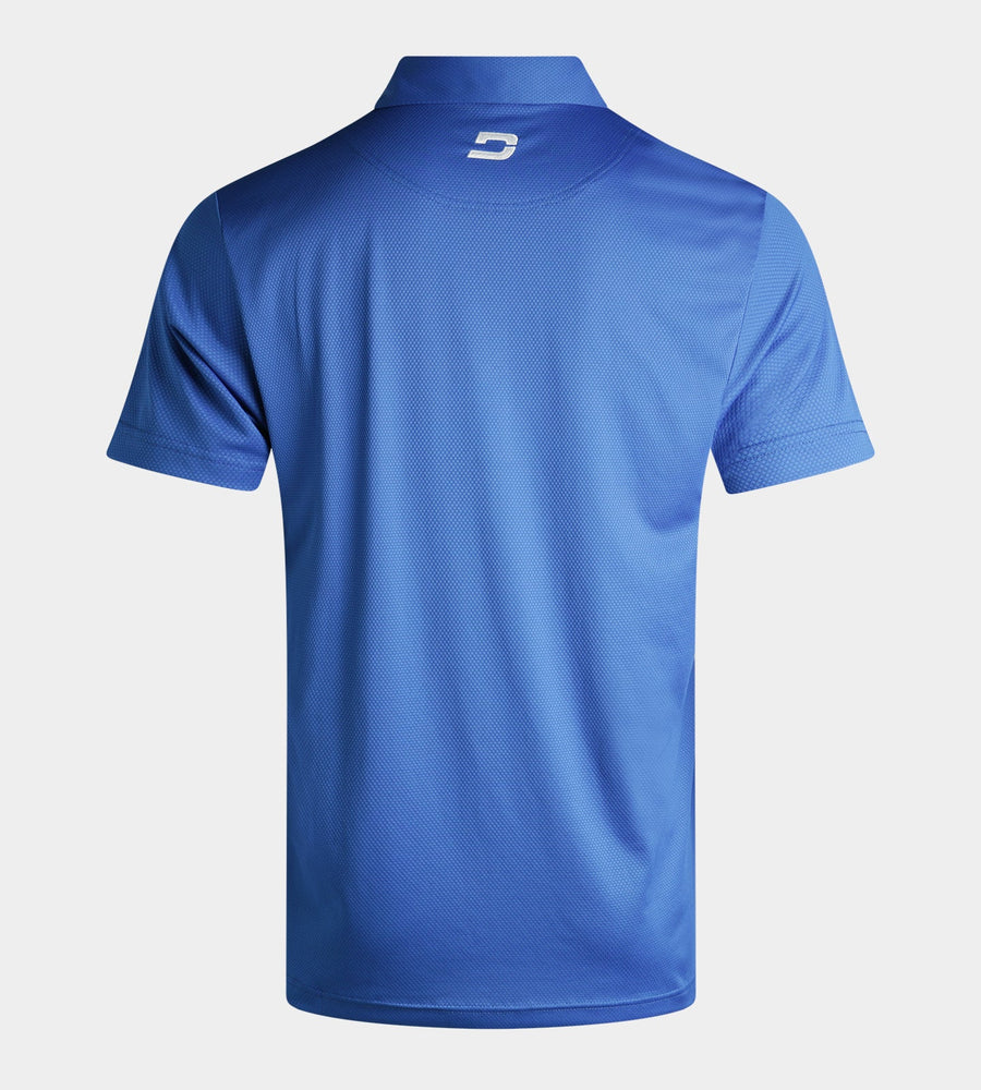 HONEYCOMB POLO - BLAUW