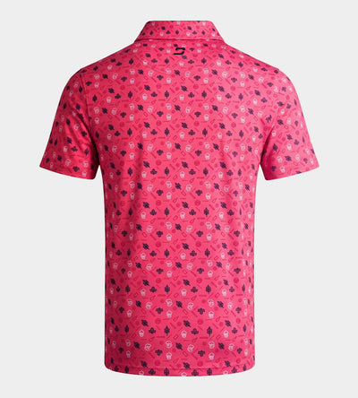 HOPS N BARLEY POLO - ROSE