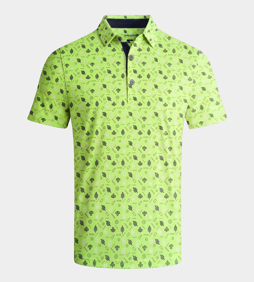 HOPS N BARLEY POLO - LIME