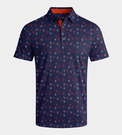 HOPS N BARLEY POLO - BLEU MARINE