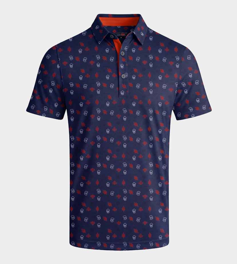 HOPS N BARLEY POLO - BLEU MARINE