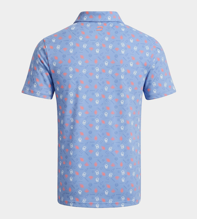 HOPS N BARLEY POLO - BLUE