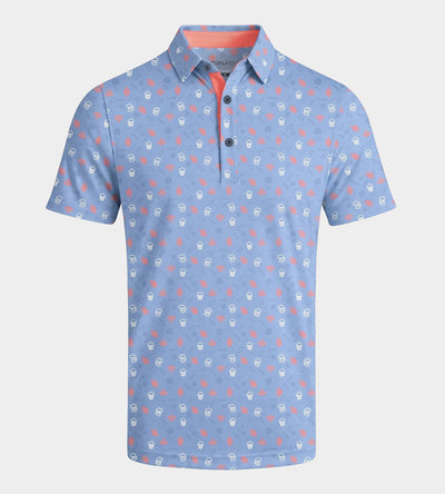 HOPS N BARLEY POLO - BLEU