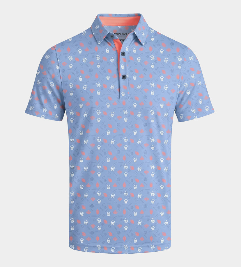 HOPS N BARLEY POLO - BLUE