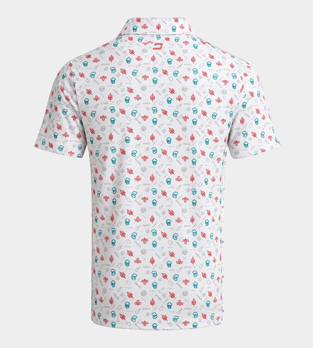 HOPS N BARLEY POLO - WIT