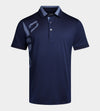 HALF LINE POLO - MARINEBLAU