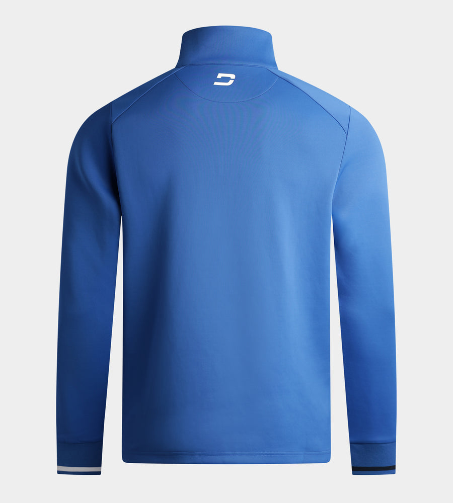 HALF N HALF MIDLAYER - BLAU