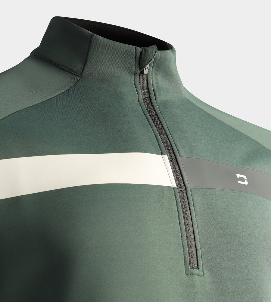 HALF N HALF MIDLAYER - SALBEI