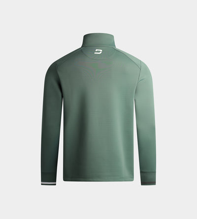 KIDS HALF N HALF MIDLAYER - SAUGE