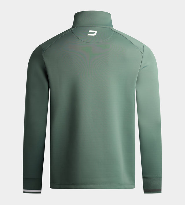 HALF N HALF MIDLAYER - SAGE