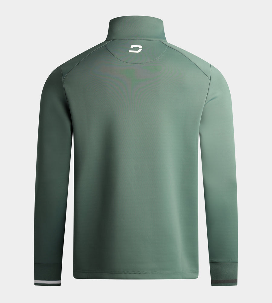 HALF N HALF MIDLAYER - SAGE