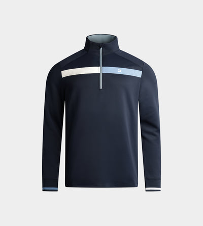 KIDS HALF N HALF MIDLAYER - MARINE