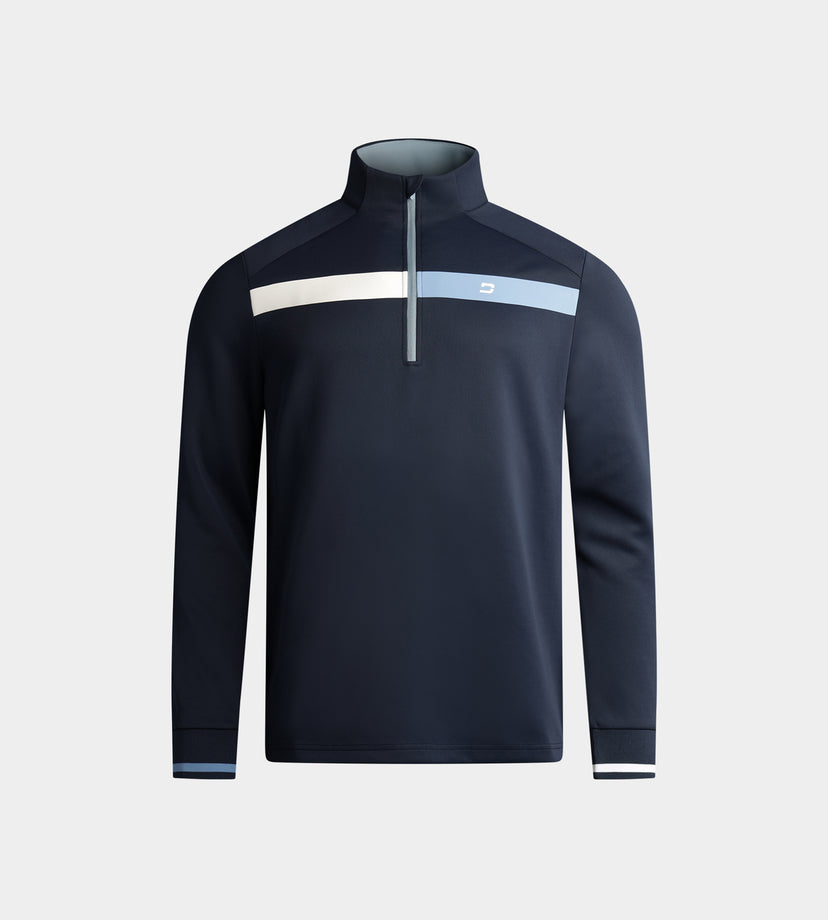 KIDS HALF N HALF MIDLAYER -MARINO SUAVE