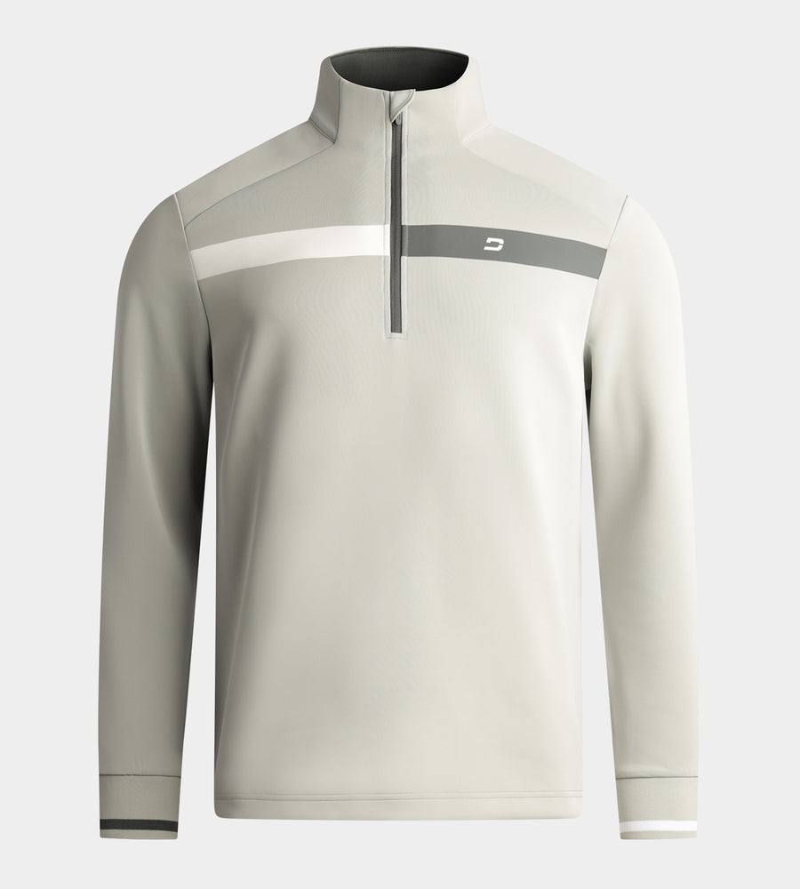 HALF N HALF MIDLAYER - GRIS