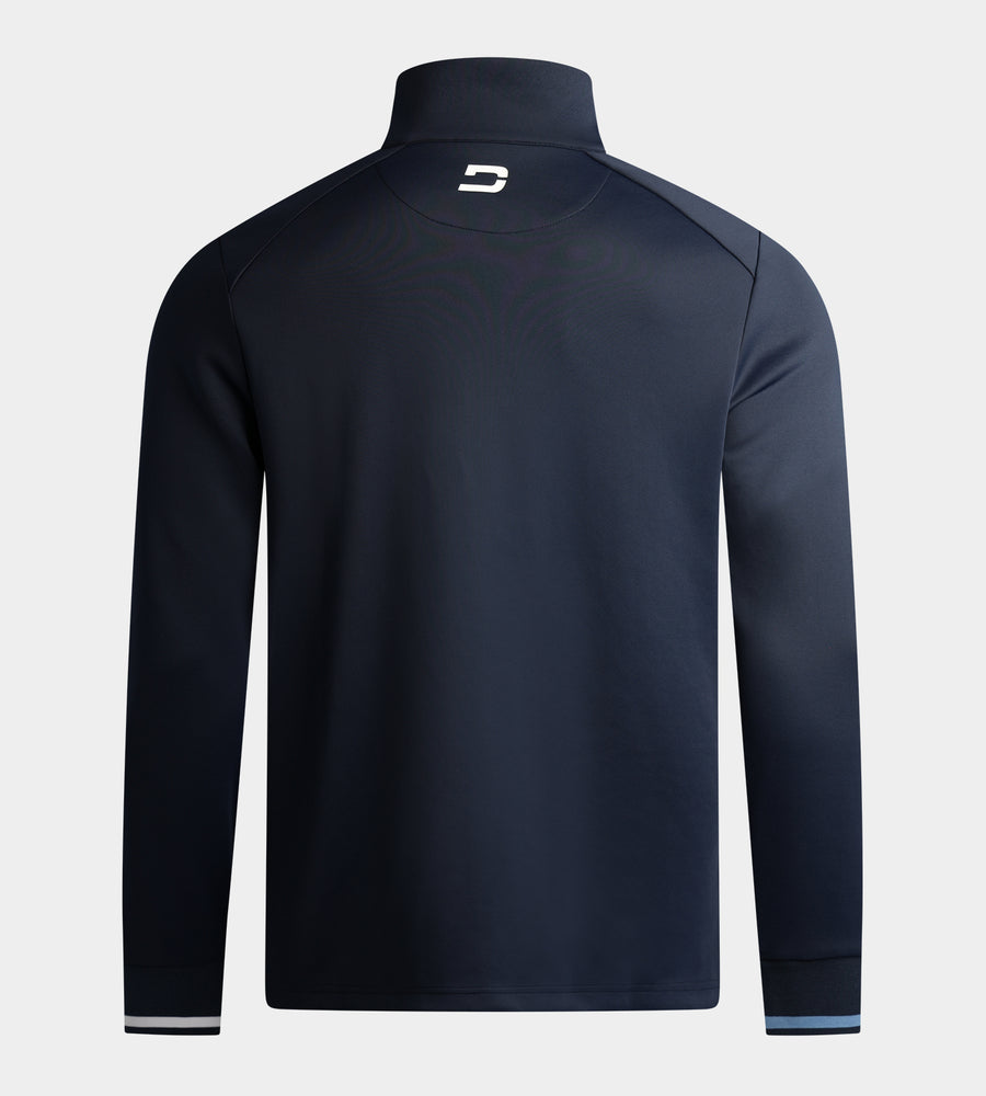 HALF N HALF MIDLAYER - MARINEBLAU