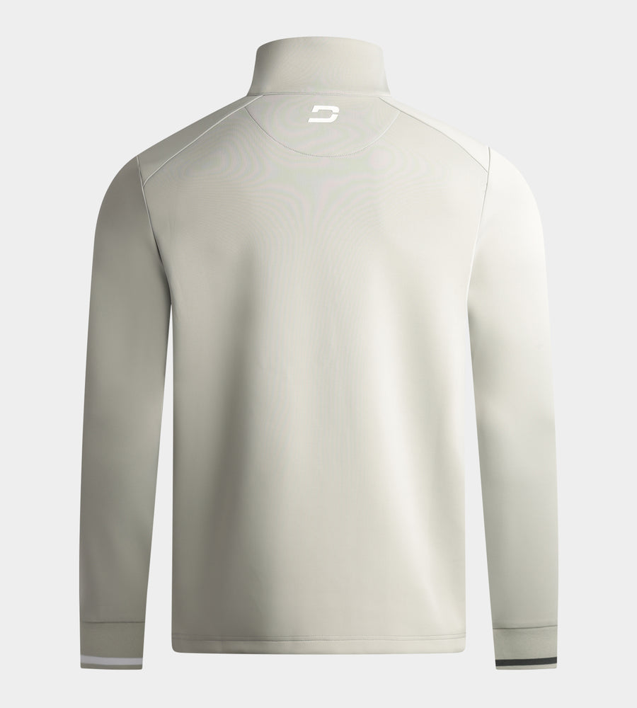 HALF N HALF MIDLAYER - GREY