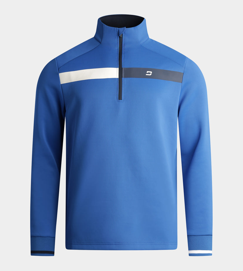 HALF N HALF MIDLAYER - BLEU