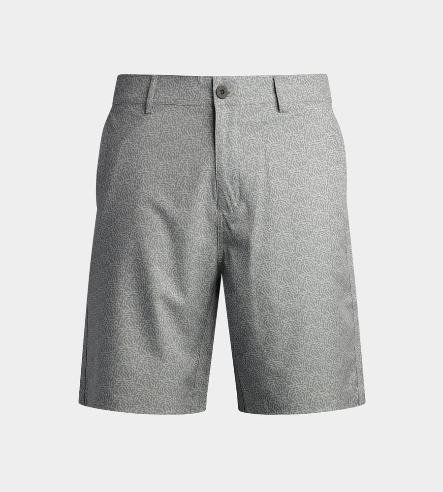HERITAGE ABSTRACT SHORTS - GRIJS
