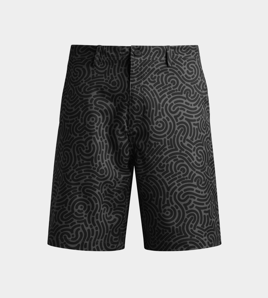 HERITAGE JUMBLE SHORTS - ZWART