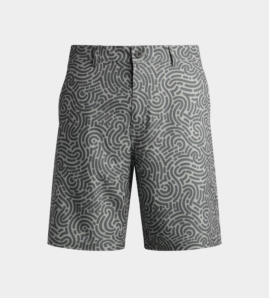 HERITAGE JUMBLE SHORTS - GRIJS