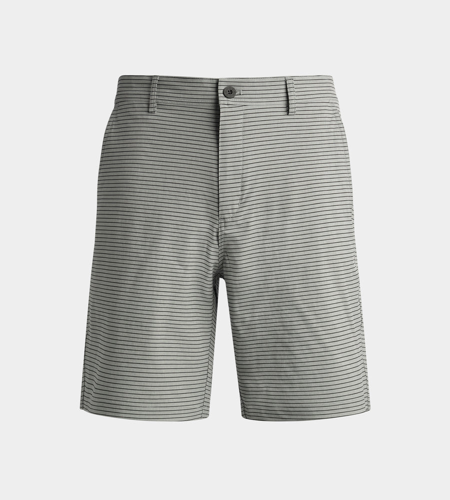 HERITAGE STRIPE SHORTS - GRIJS