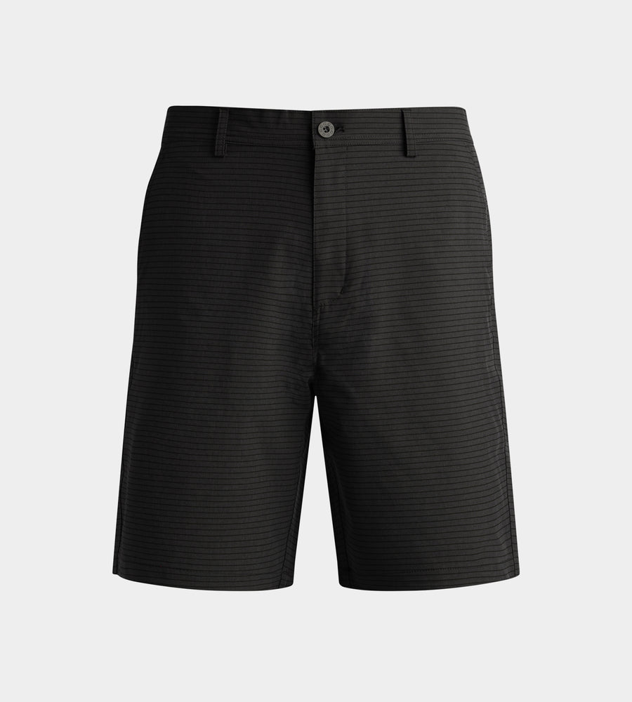 HERITAGE STRIPE SHORTS - ZWART