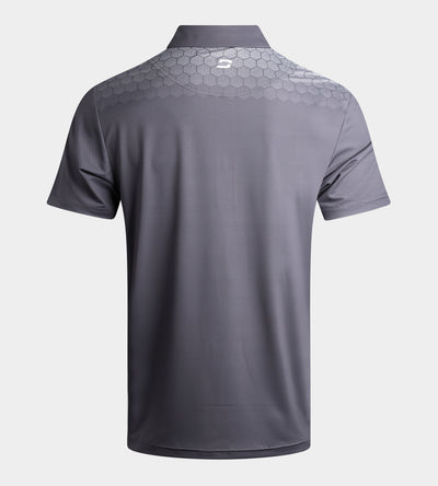 HEXA PERFORMANCE POLO - CHARCOAL