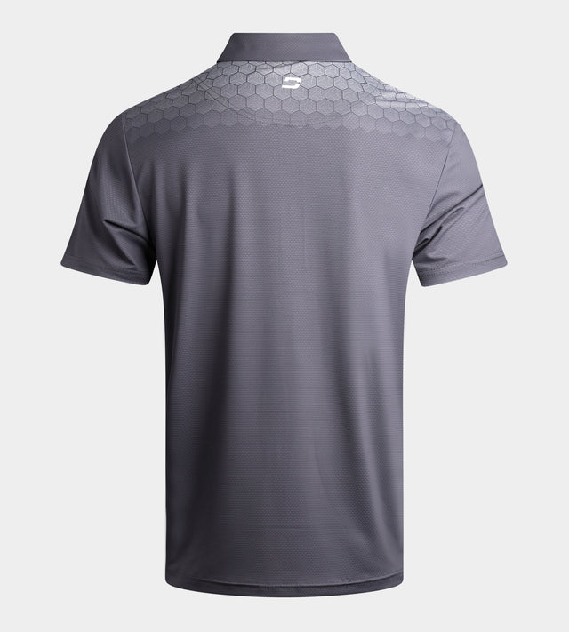 HEXA PERFORMANCE POLO - CHARCOAL