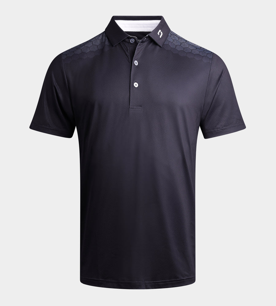 HEXA PERFORMANCE POLO - BLACK