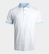 HEXA PREPPY POLO - WEISS/ BLAU