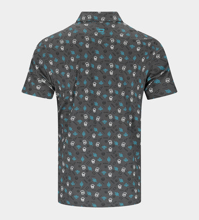 HOPS N BARLEY POLO - BLACK