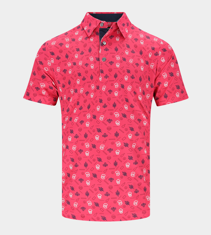 HOPS N BARLEY POLO - ROSA
