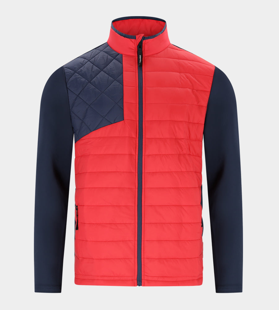 CADDY CLOUD JACKET - NAVY / RED