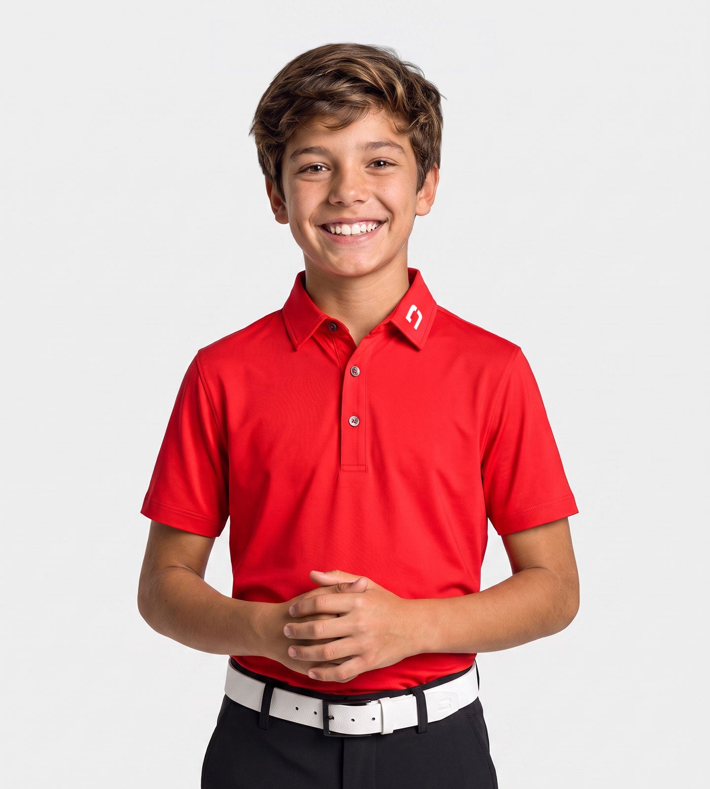 KIDS ELITE POLO - ROOD