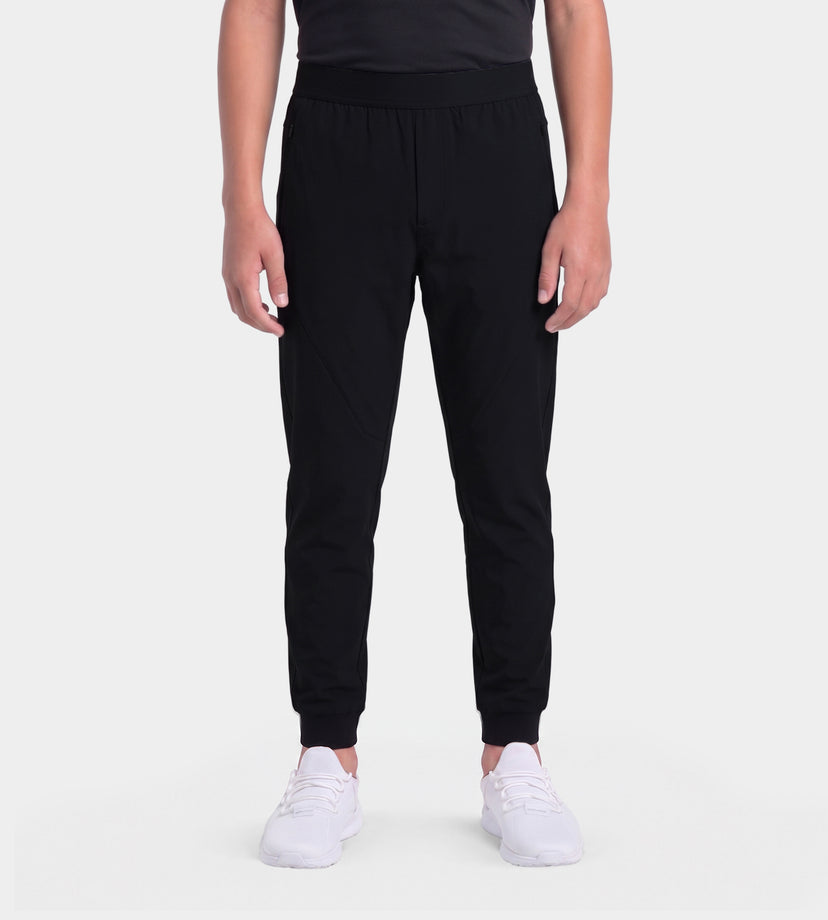 KIDS LUXE JOGGERS - NERO