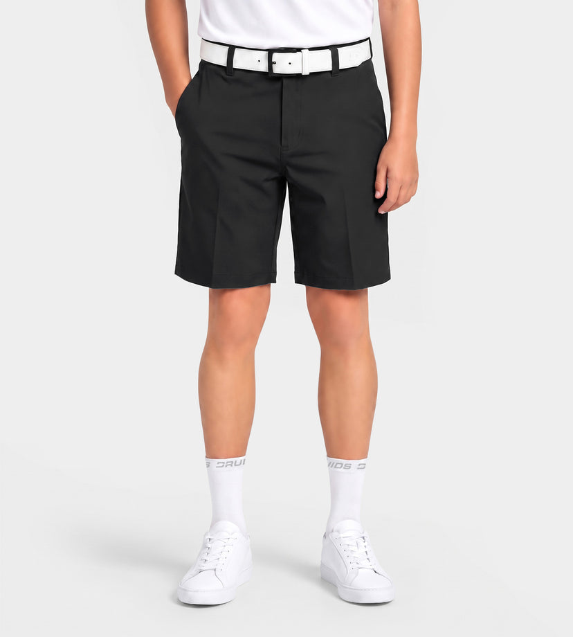 KIDS PREMIUM TOUR SHORTS - ZWART