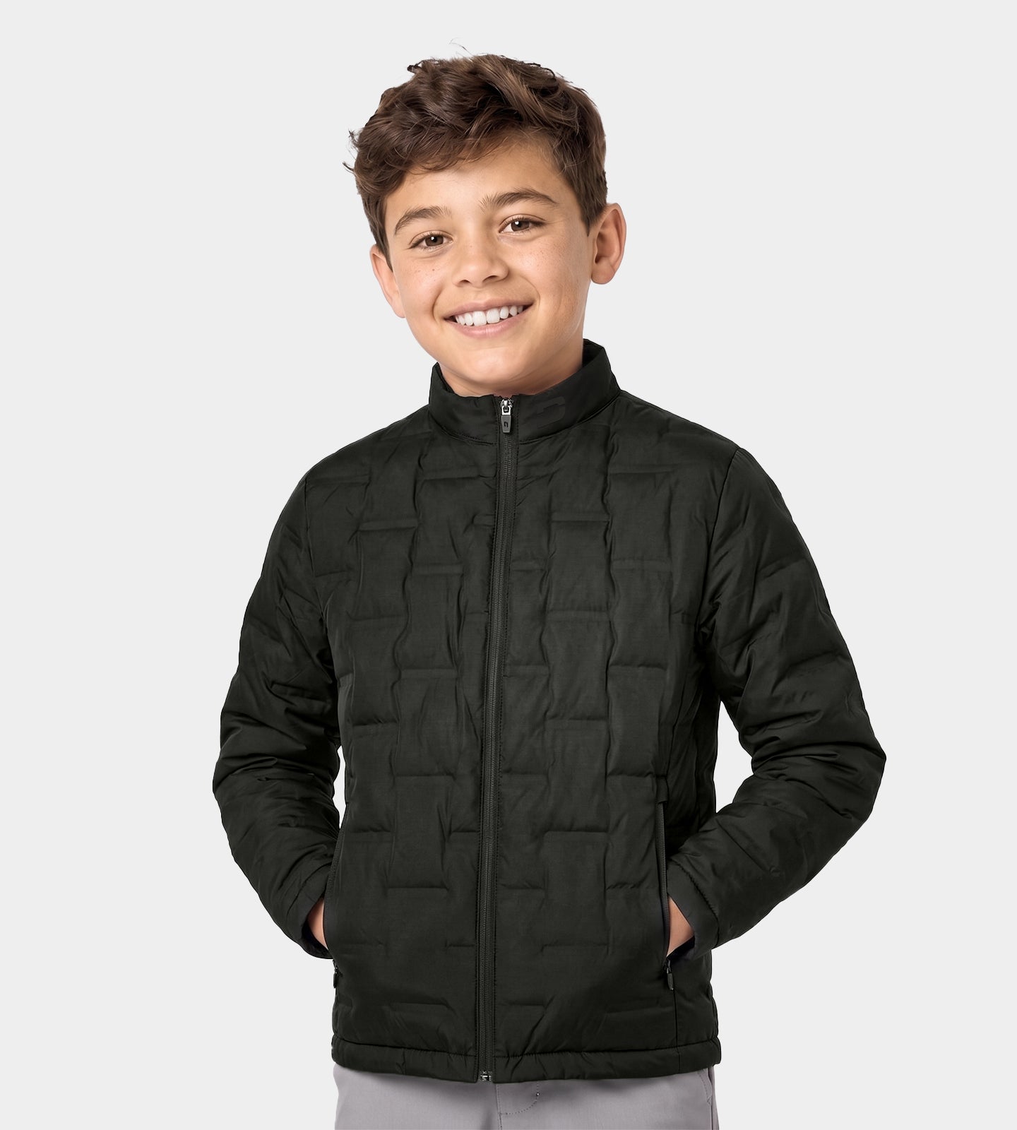 KIDS SZEEGROENTH JACKET - ZWART