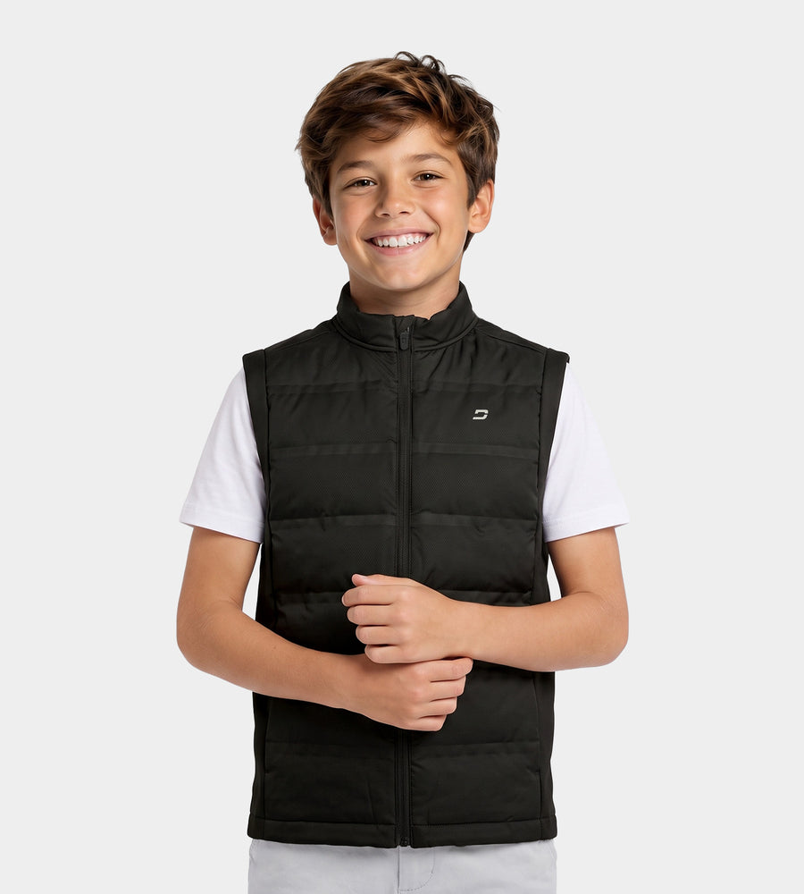KIDS CREST GILET - NOIR
