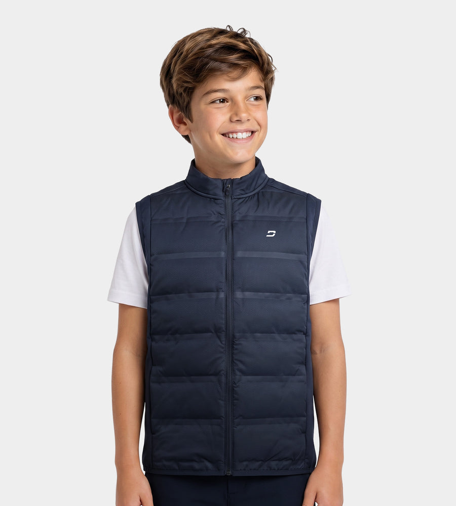 KIDS CREST GILET - MARINEBLAUW