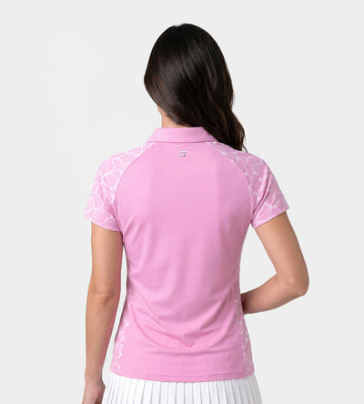 LADIES APEX POLO - BLUSH
