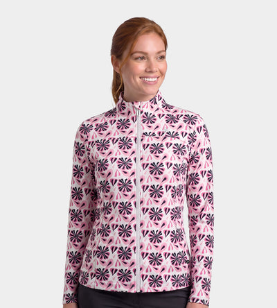 LADIES BIRDIE JACKET - FLORAL BLUSH
