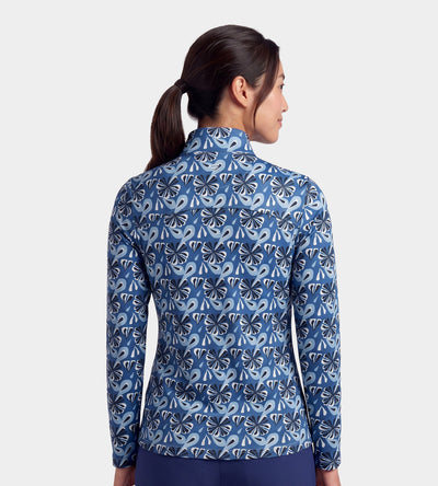 LADIES BIRDIE JACKET - FLORAL MARINE