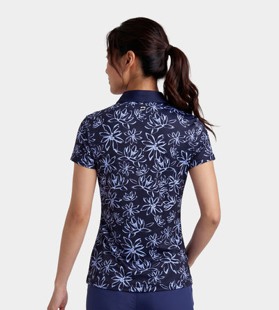 LADIES BLOOM POLO - MARINE